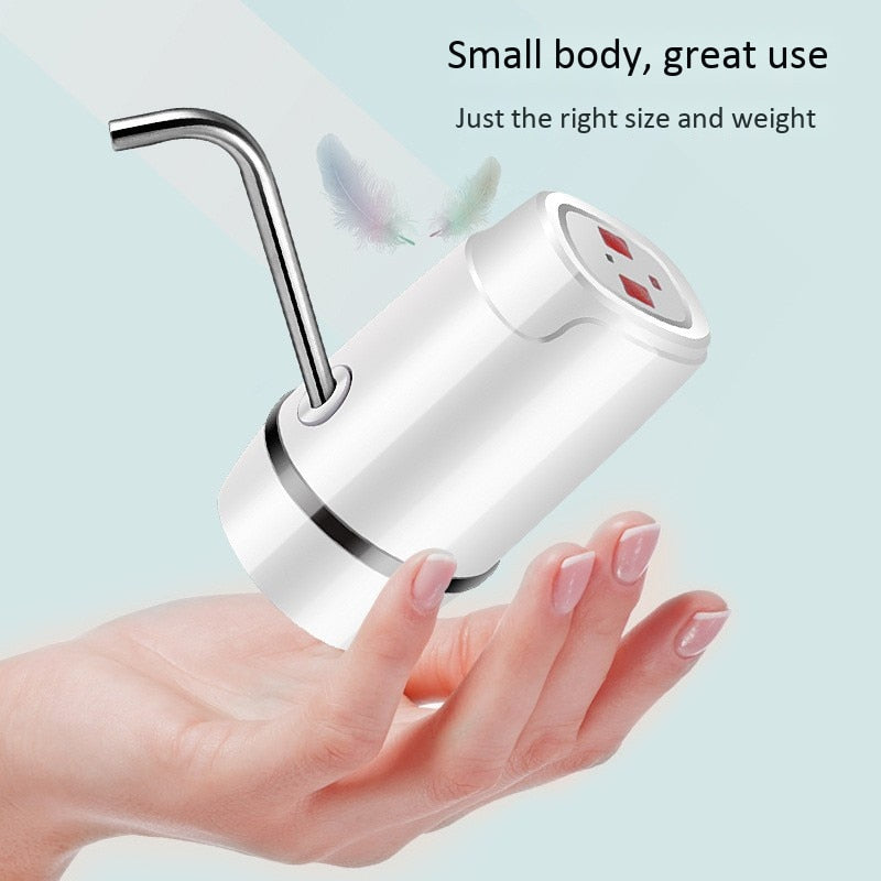 Usb Charge Electric Water Dispenser Portable Gallon Drinking Bottle Switch Smart Wireless Water Pump Water Treatment Appliance