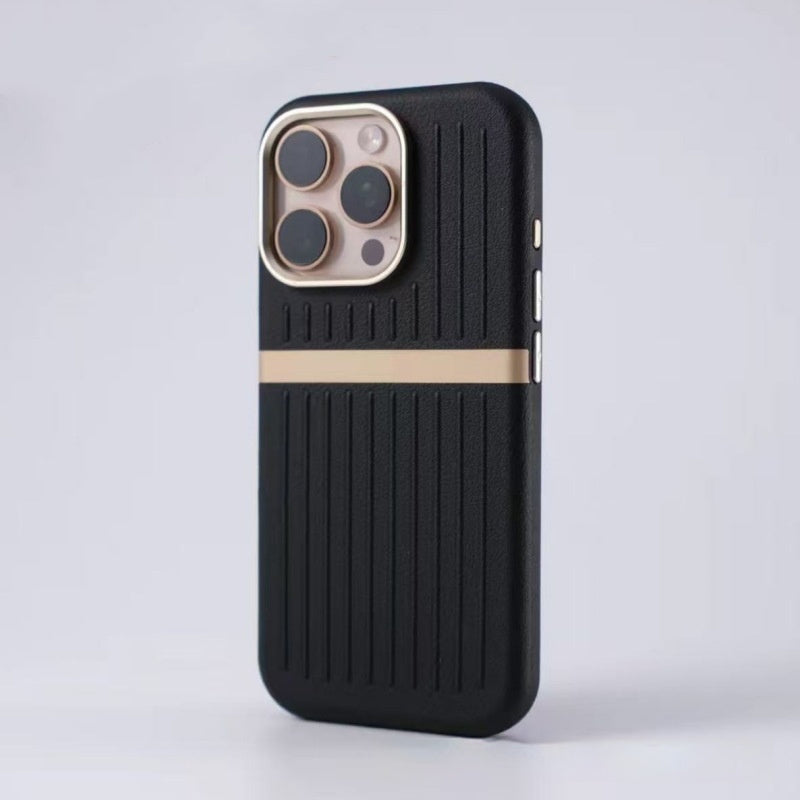 Corrugated Magnetic Phone Case Business Leather Phone Case