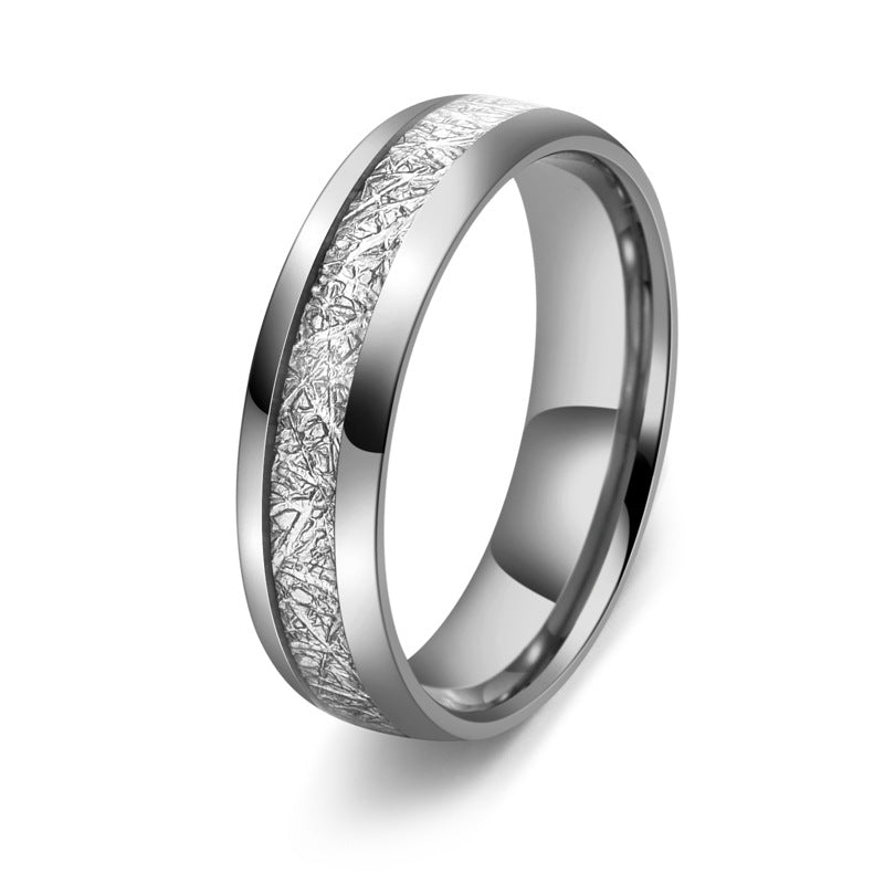 Silver Mist-Pattern Ring For Couples A Stylish Accessory For Both Men And Women