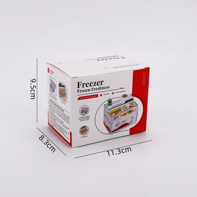 Miniature Refrigerator for Kids' Pretend Play, Horizontal Fridge Simulation Appliance with Light-Up Feature, Dollhouse Accessory Customization
