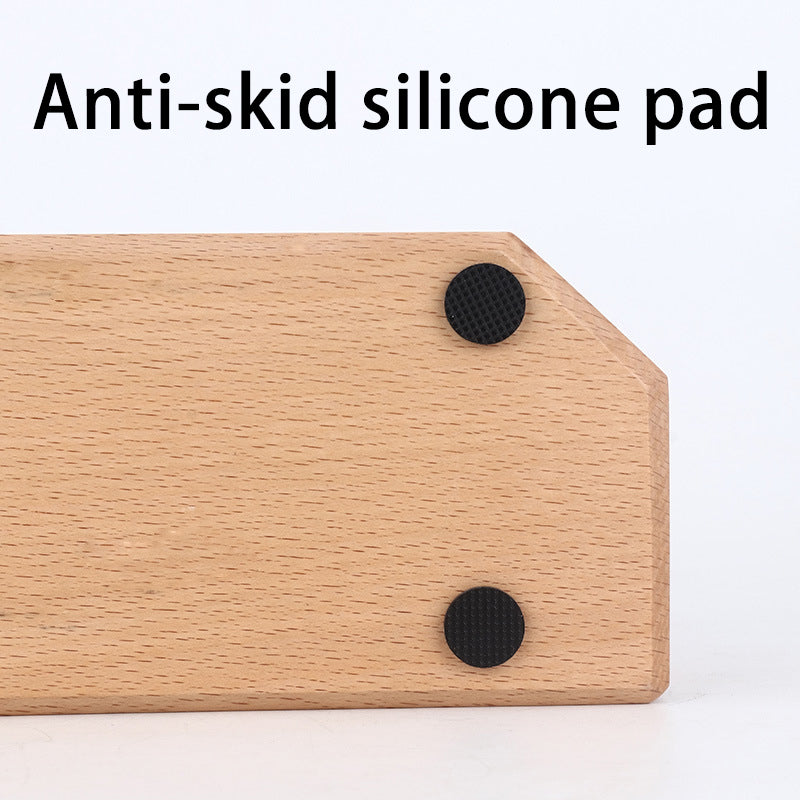 Coffee Machine Handle Bracket Italian Press Powder Pad Cloth Powder Base Solid Wood Coffee Powder Base Appliance