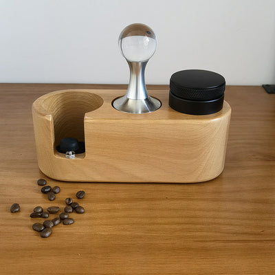 Espresso Press Holder Wooden Press Holder Bar Press Pad Coffee Machine Matching Appliance Handle Press Holder