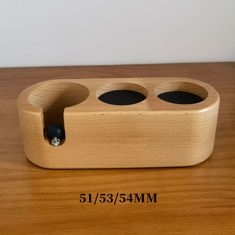 Espresso Press Holder Wooden Press Holder Bar Press Pad Coffee Machine Matching Appliance Handle Press Holder