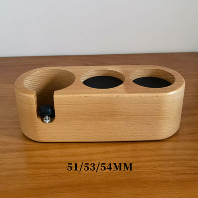 Espresso Press Holder Wooden Press Holder Bar Press Pad Coffee Machine Matching Appliance Handle Press Holder