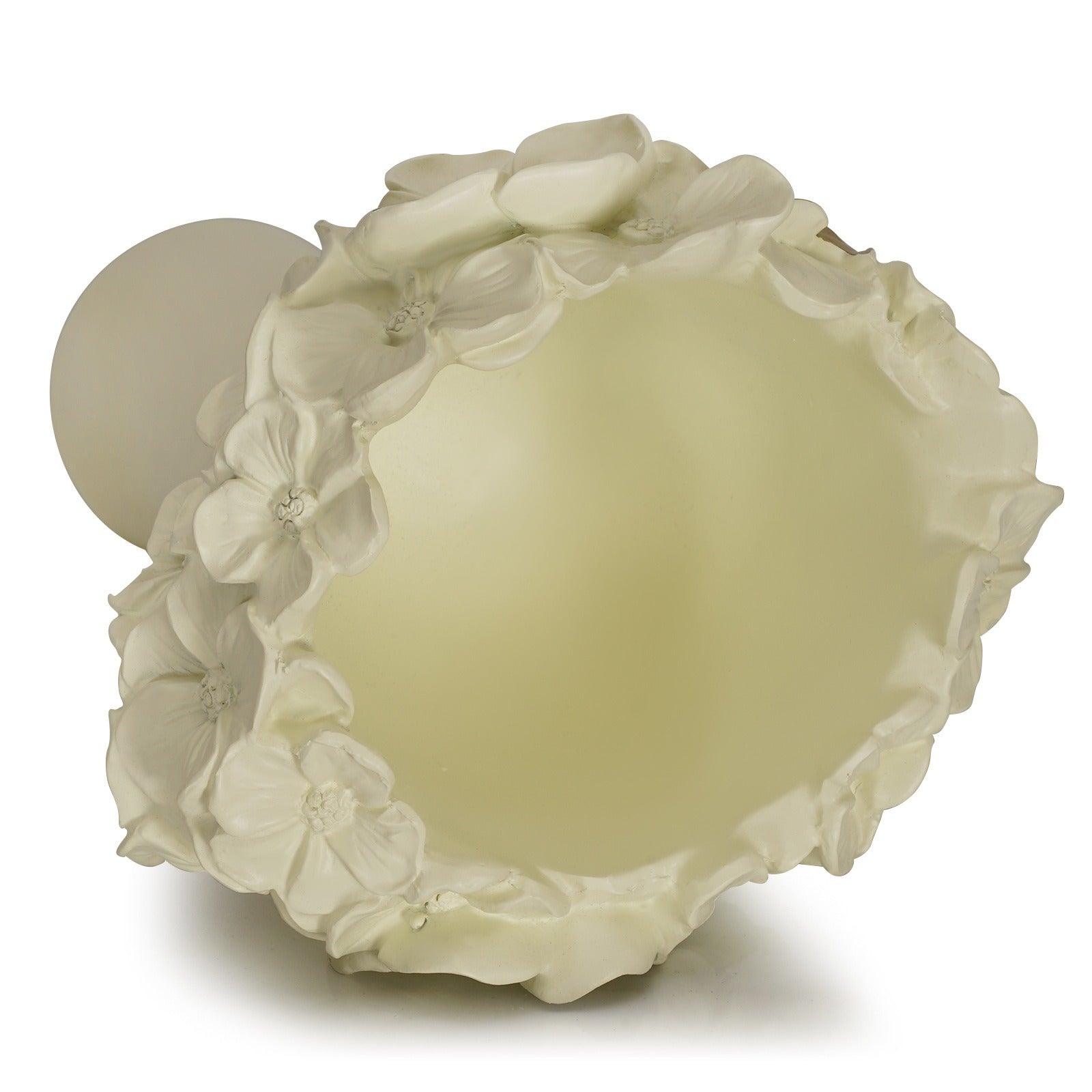 beige flowerpot home resin ornaments