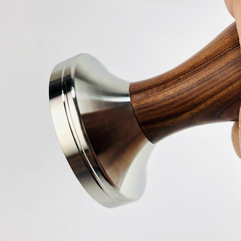 51/53/58mm Coffee Press Powder Hammer Solid Wood Handle Stainless Steel Filling Hammer Italian Coffee Machine Appliance