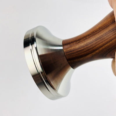 51/53/58mm Coffee Press Powder Hammer Solid Wood Handle Stainless Steel Filling Hammer Italian Coffee Machine Appliance