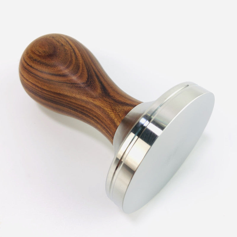 51/53/58mm Coffee Press Powder Hammer Solid Wood Handle Stainless Steel Filling Hammer Italian Coffee Machine Appliance