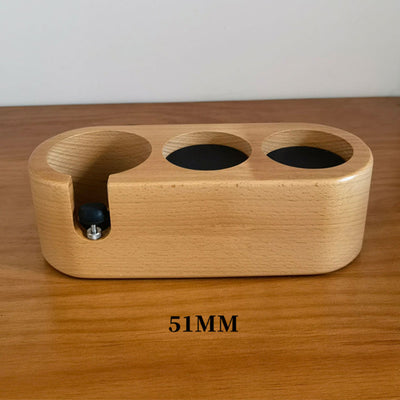 Espresso Press Holder Wooden Press Holder Bar Press Pad Coffee Machine Matching Appliance Handle Press Holder