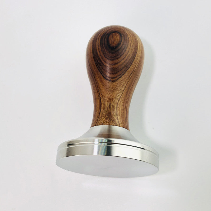 51/53/58mm Coffee Press Powder Hammer Solid Wood Handle Stainless Steel Filling Hammer Italian Coffee Machine Appliance