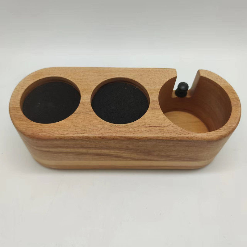 Espresso Press Holder Wooden Press Holder Bar Press Pad Coffee Machine Matching Appliance Handle Press Holder