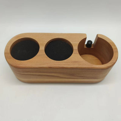 Espresso Press Holder Wooden Press Holder Bar Press Pad Coffee Machine Matching Appliance Handle Press Holder
