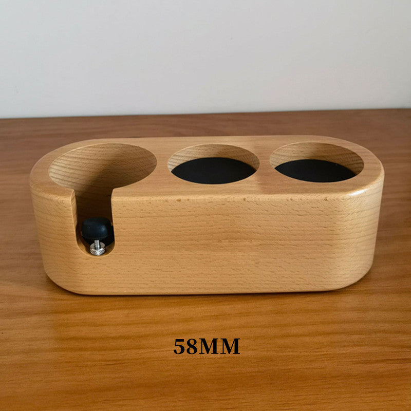Espresso Press Holder Wooden Press Holder Bar Press Pad Coffee Machine Matching Appliance Handle Press Holder