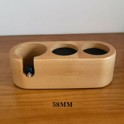 Espresso Press Holder Wooden Press Holder Bar Press Pad Coffee Machine Matching Appliance Handle Press Holder